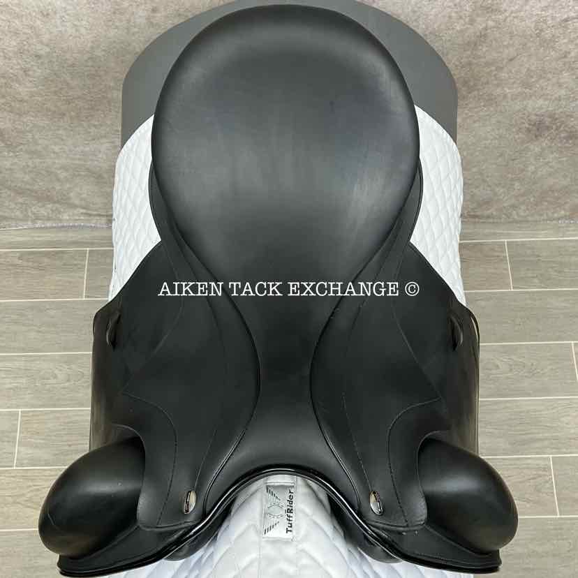 2018 Erreplus Freestyle Monoflap Dressage Saddle, 17" Seat, Adjustable Tree, Wool Flocked Panels