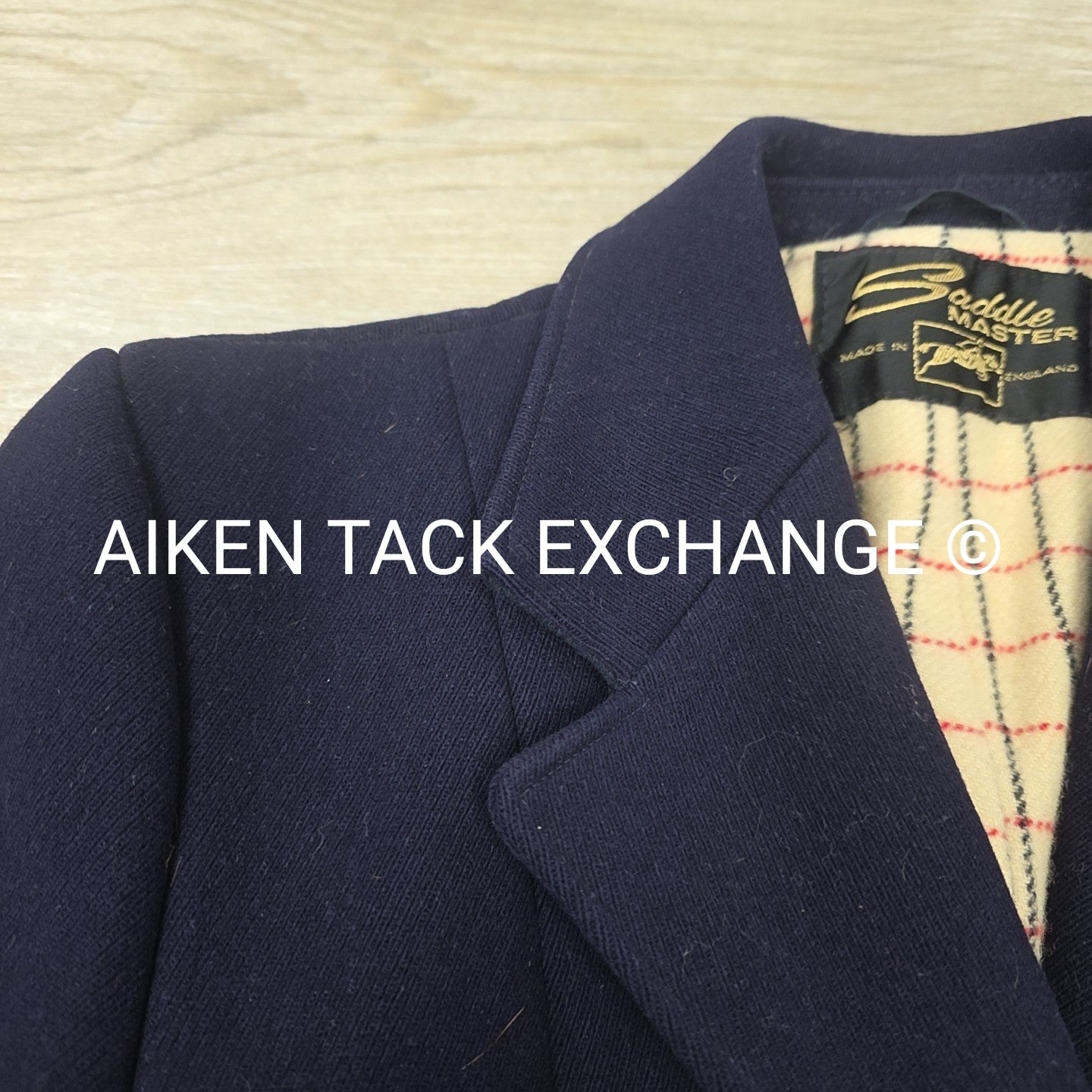 Saddle Master Wool Hunt Coat, Navy, Women's 34