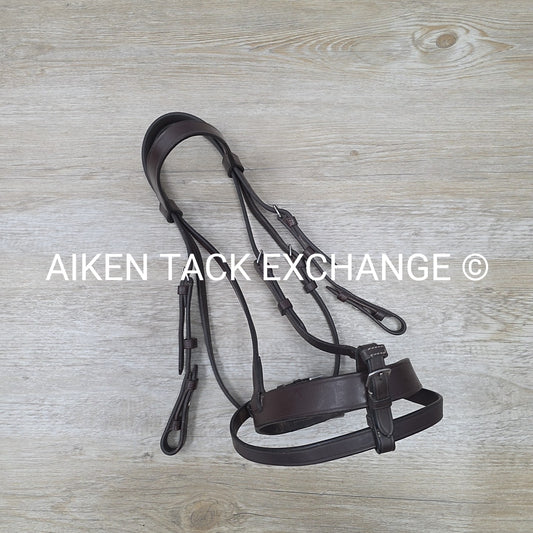 Flat Hunt Bridle, No Reins, Size Pony