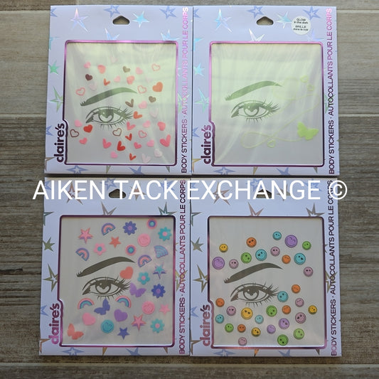 Claire's Body Stickers - 4 Total Sets