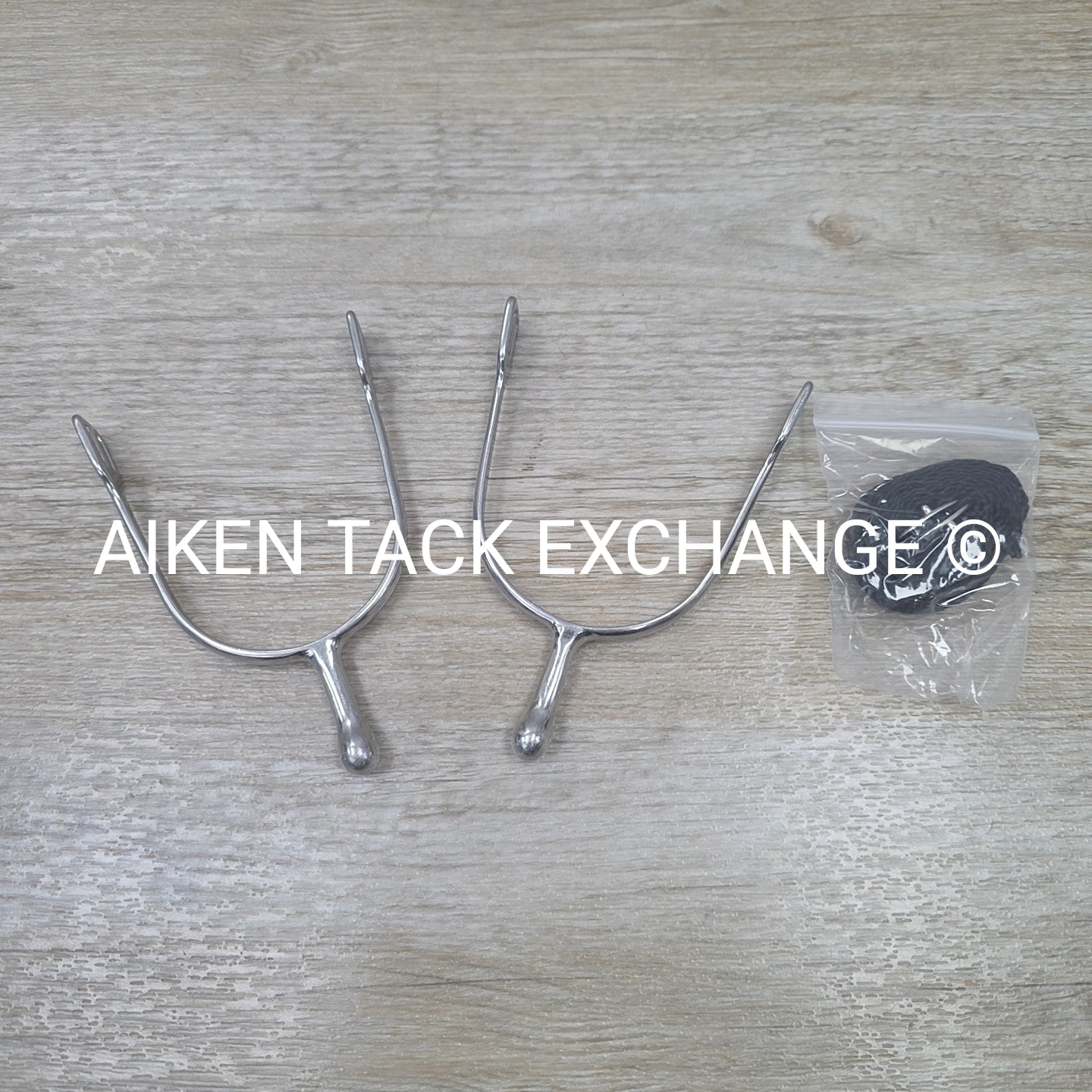 Spurs with Braided Nylon Spur Straps, 40mm