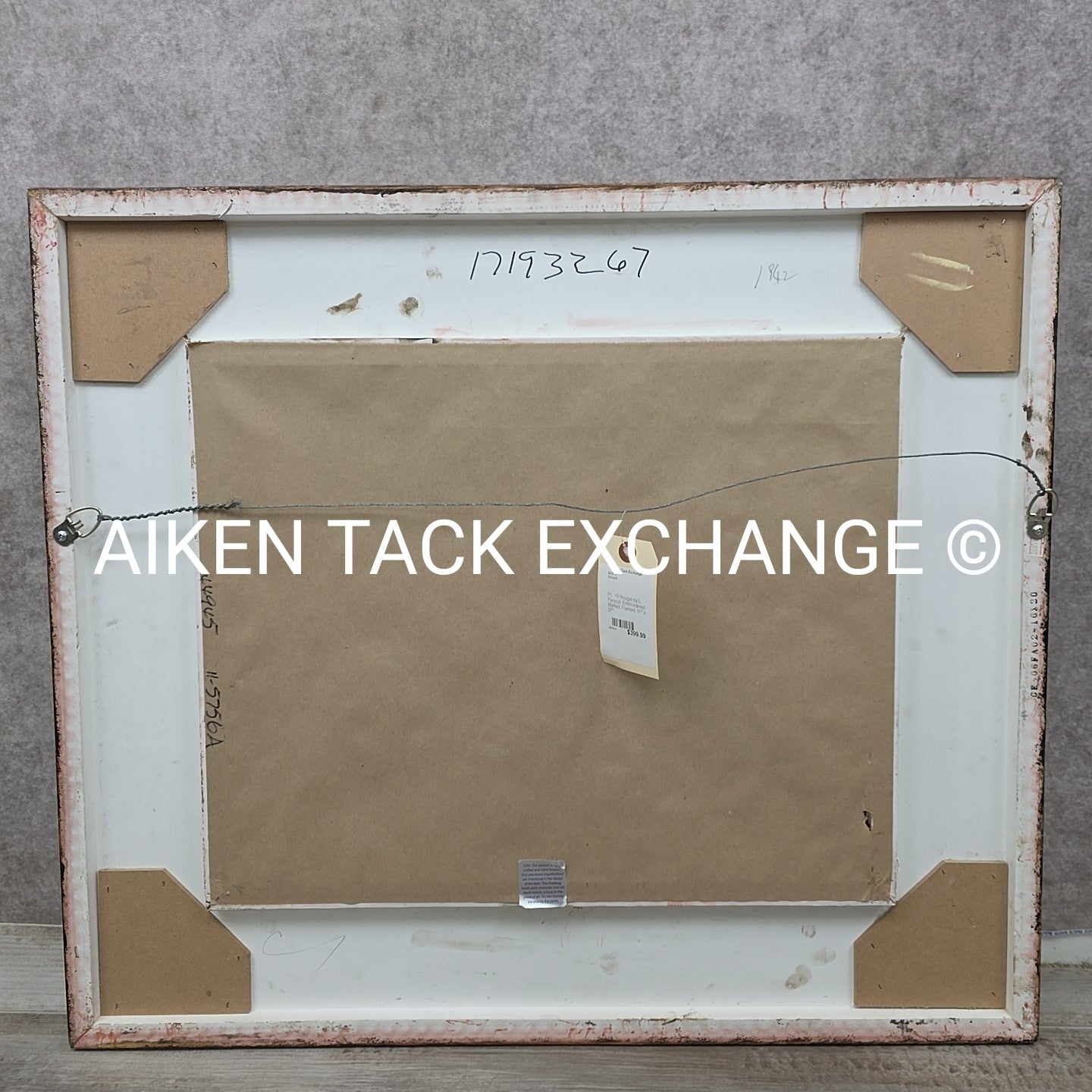 PL. 10 Nougat by L. Penicut, Embroidered, Matted, Framed, 31" x 27"