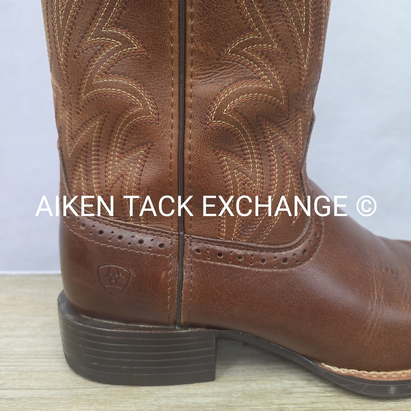 Ariat Sidebet Western Boots w/ Wide Square Toe, Men's 11.5D