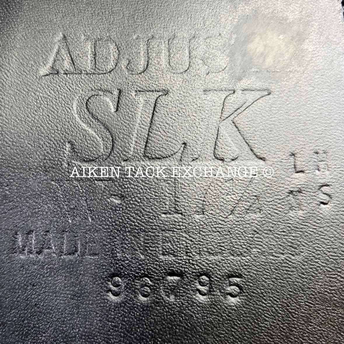 Albion SLK Dressage Saddle, 17.5" Seat, Adjusta-Tree: Set to Wide, Wool Flocked Panels