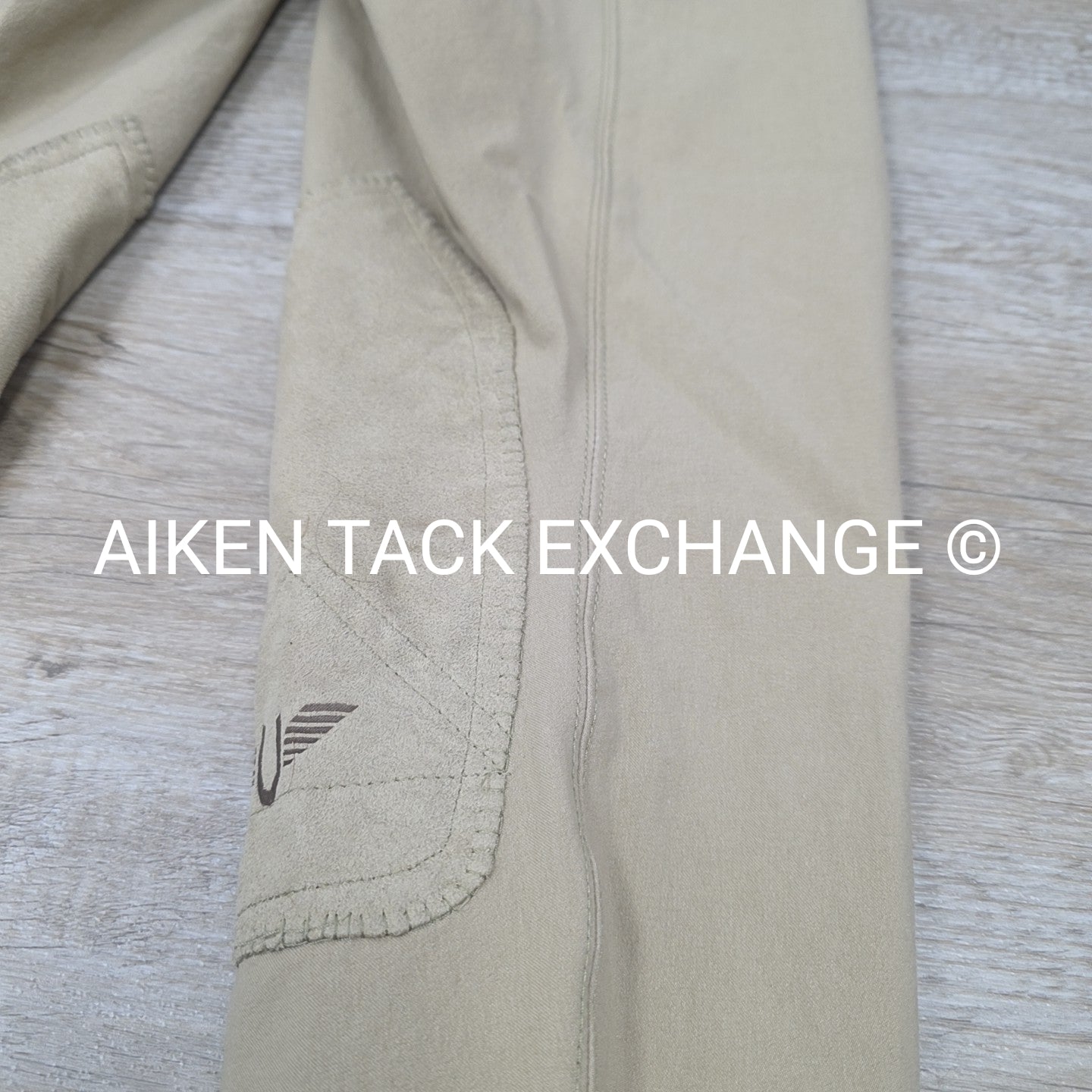 TuffRider Front Zip Knee Patch Breeches, Men's 34