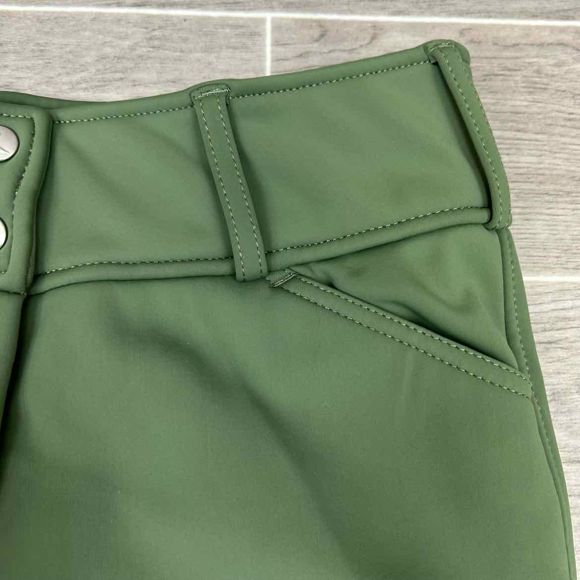 Horze Silicone Grip Full Seat Fleece Lined Winter Breeches, Size 28