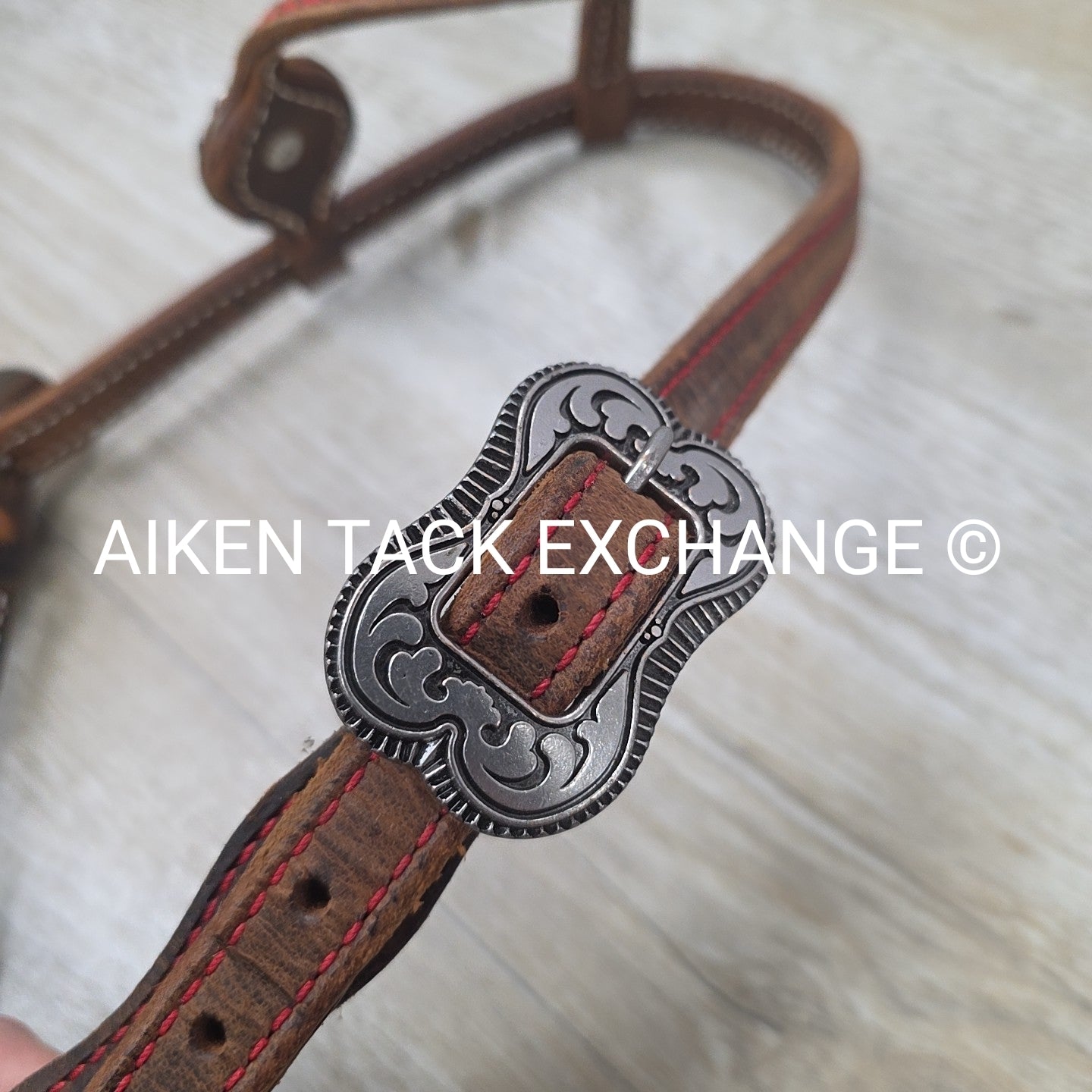 One Ear Headstall with Split Reins, Brown, Size Full