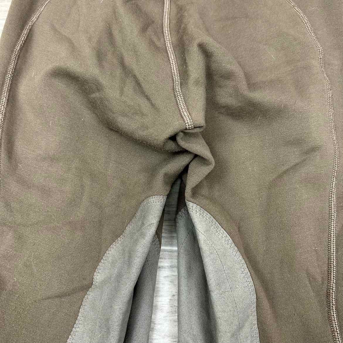 Kerrits Fleece Lined Winter Extended Knee Patch Tights, Size Medium