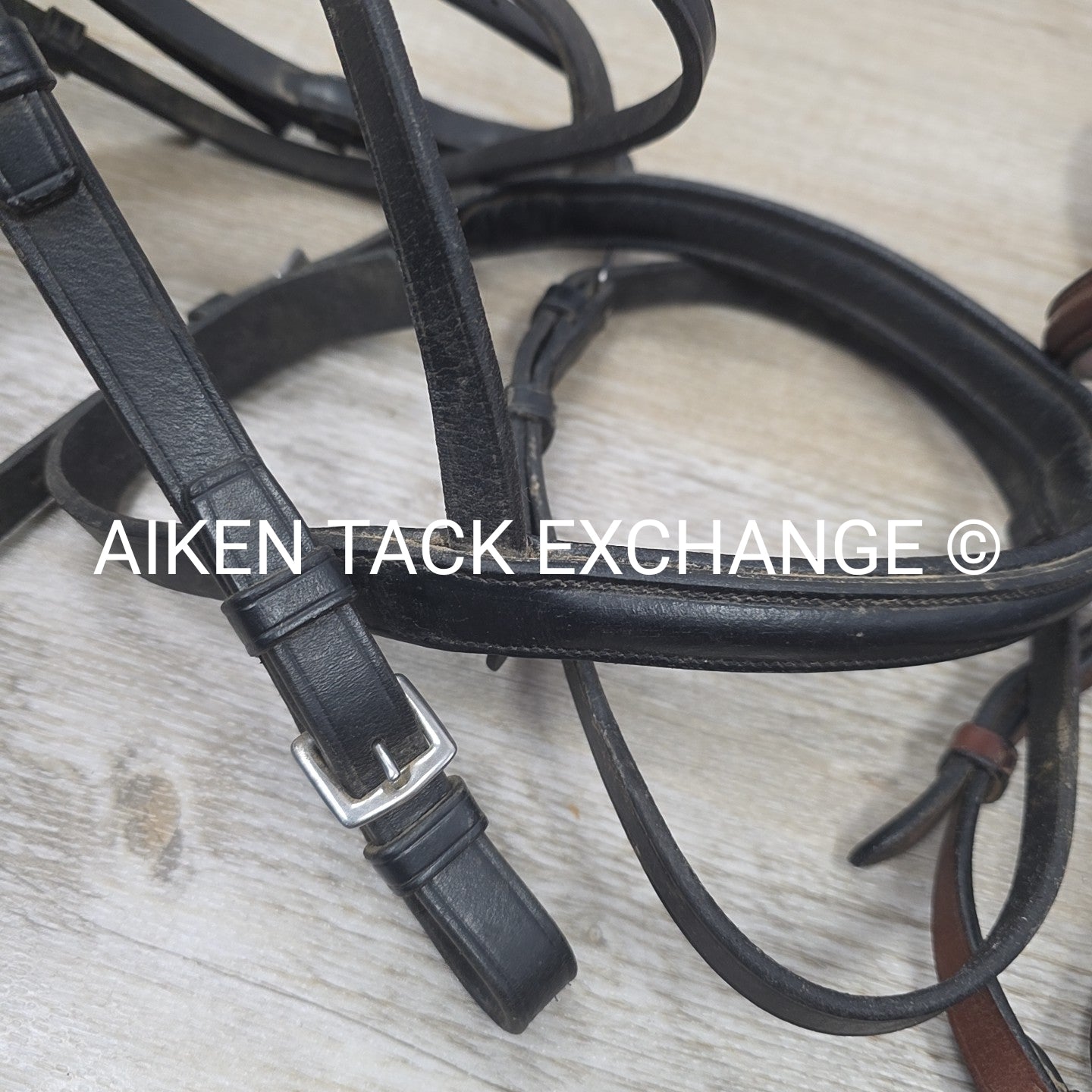 BARGAIN BUNDLE: Flash Bridle with Rubber Reins & Round Raised Bridle with Laced
