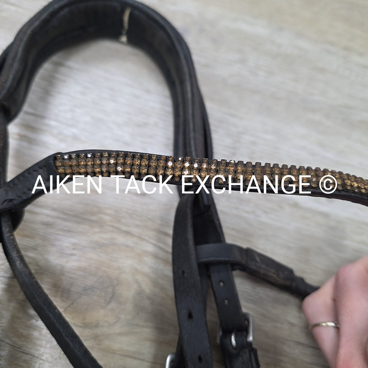 BARGAIN BUNDLE: 2 Dressage Bridles, No Reins, Black, Size Cob & Full