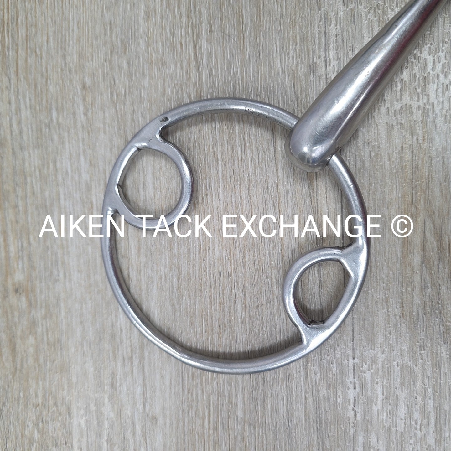 Single Joint Large Ring Beval Loop Gag Bit 5.5"