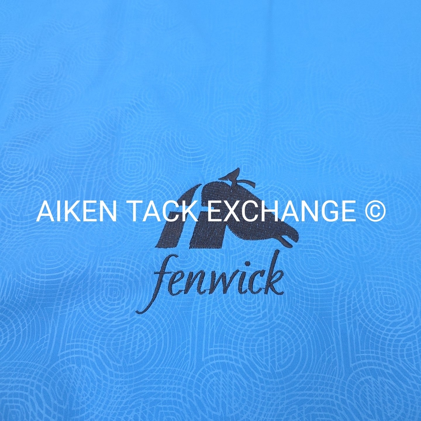 Fenwick Equestrian Softshell Therapeutic Bamboo Blanket, Blue, Size 86"