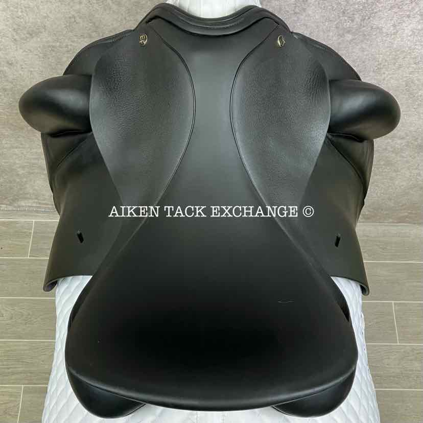 EquineFit International Dressage Saddle, 19" Seat, Wide Tree, Wool Flocked Panels