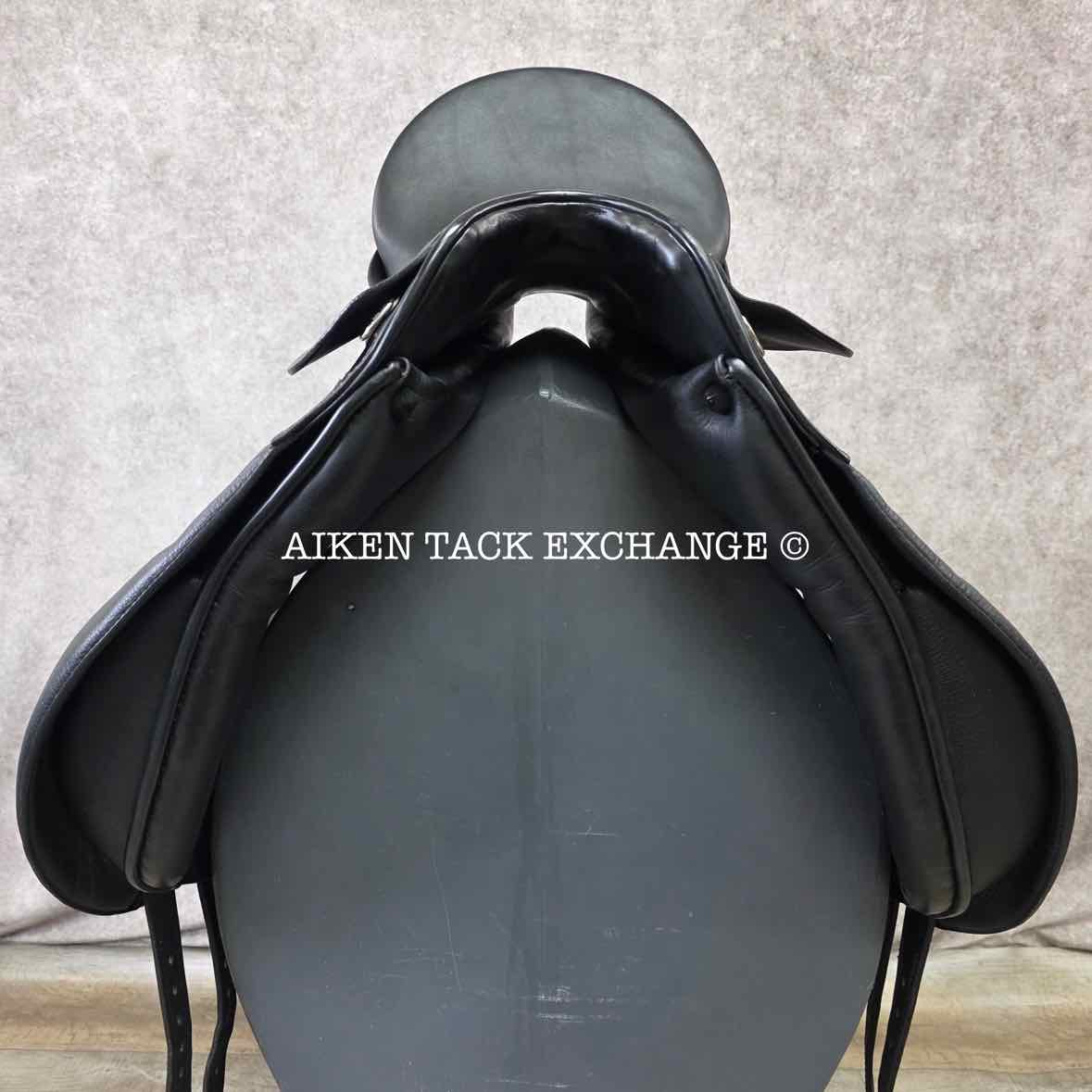 2006 Passier Corona Dressage Saddle, 18" Seat, Long Flap, Medium Wide Tree, Wool Flocked Panels