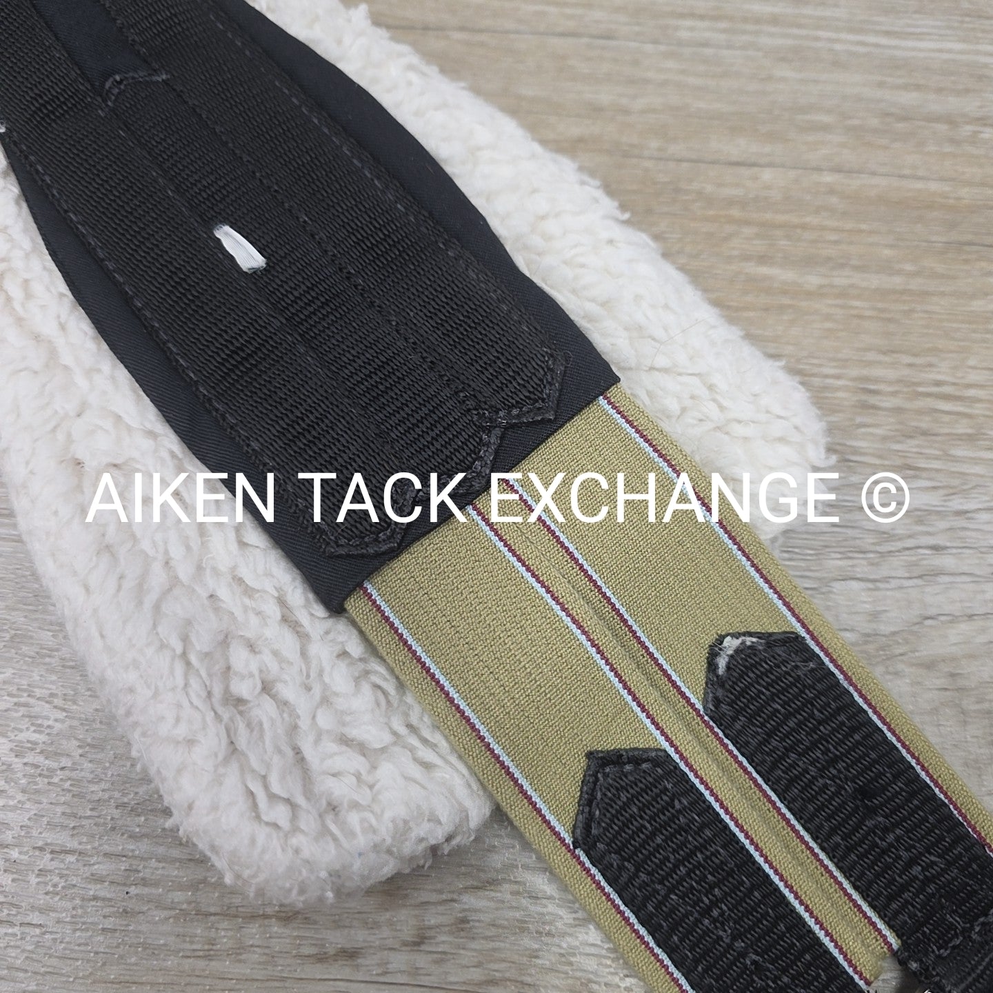 Fleece Girth with Double End Elastic, Black, 42"