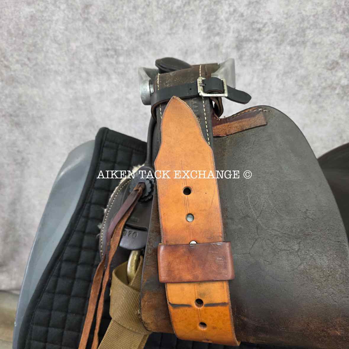 JC Higgins Western Saddle, 14.5" Seat, Regular Tree - Semi QH Bars