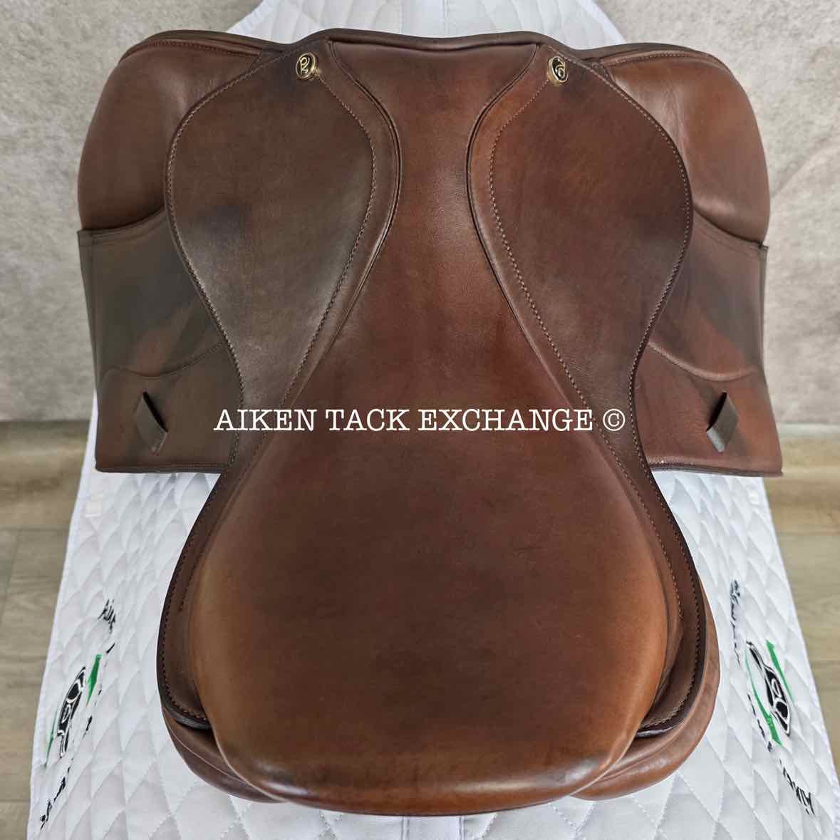 Ovation Pony Close Contact Jump Saddle, 15" Seat, Adjustable Tree - XCH Changeable Gullet, Foam Panels
