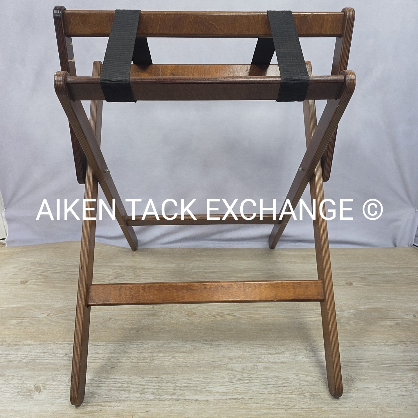 Wood Portable Folding Saddle Stand