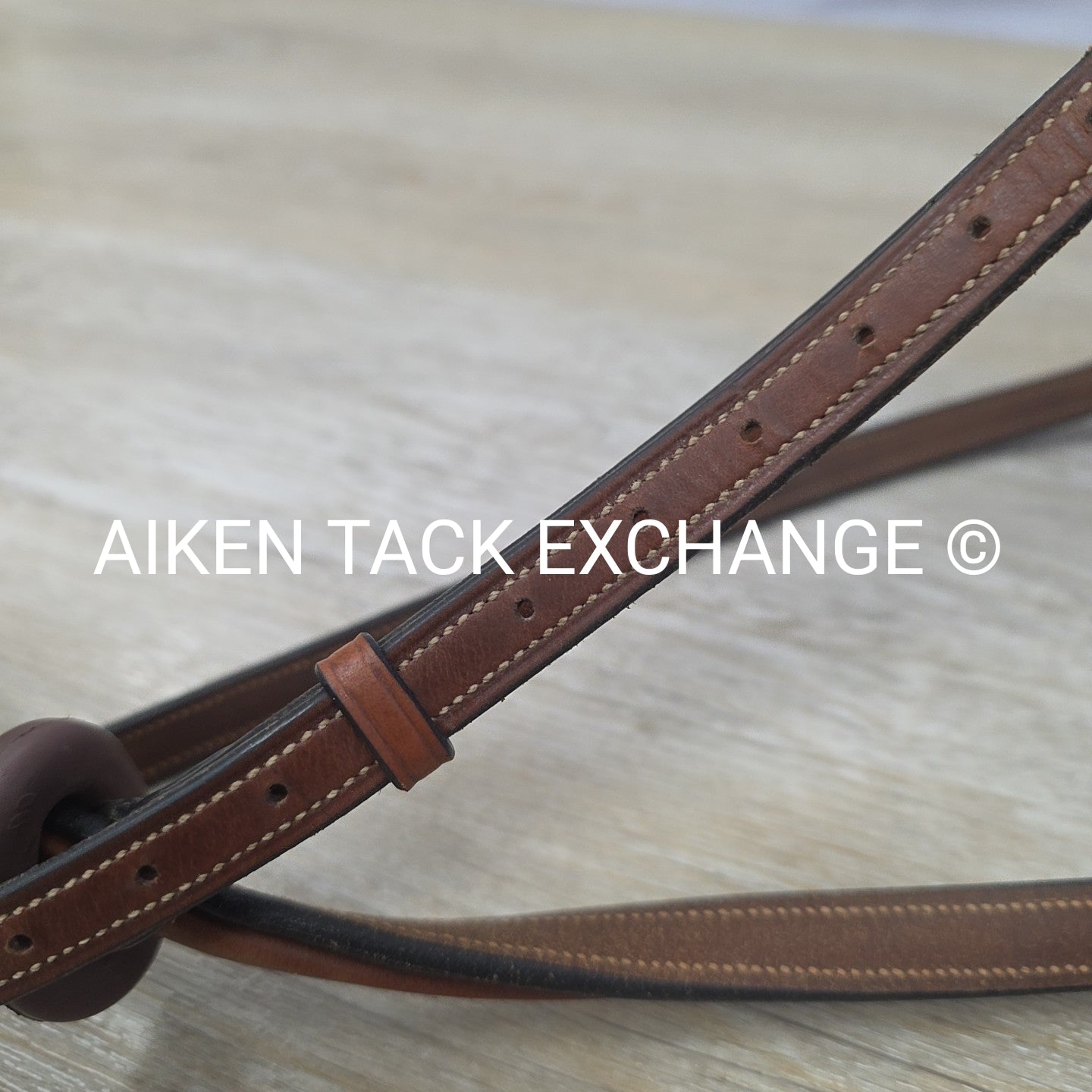 Bobby's English Tack Square Raised Fancy Stitched Standing Martingale, Brown, Wa