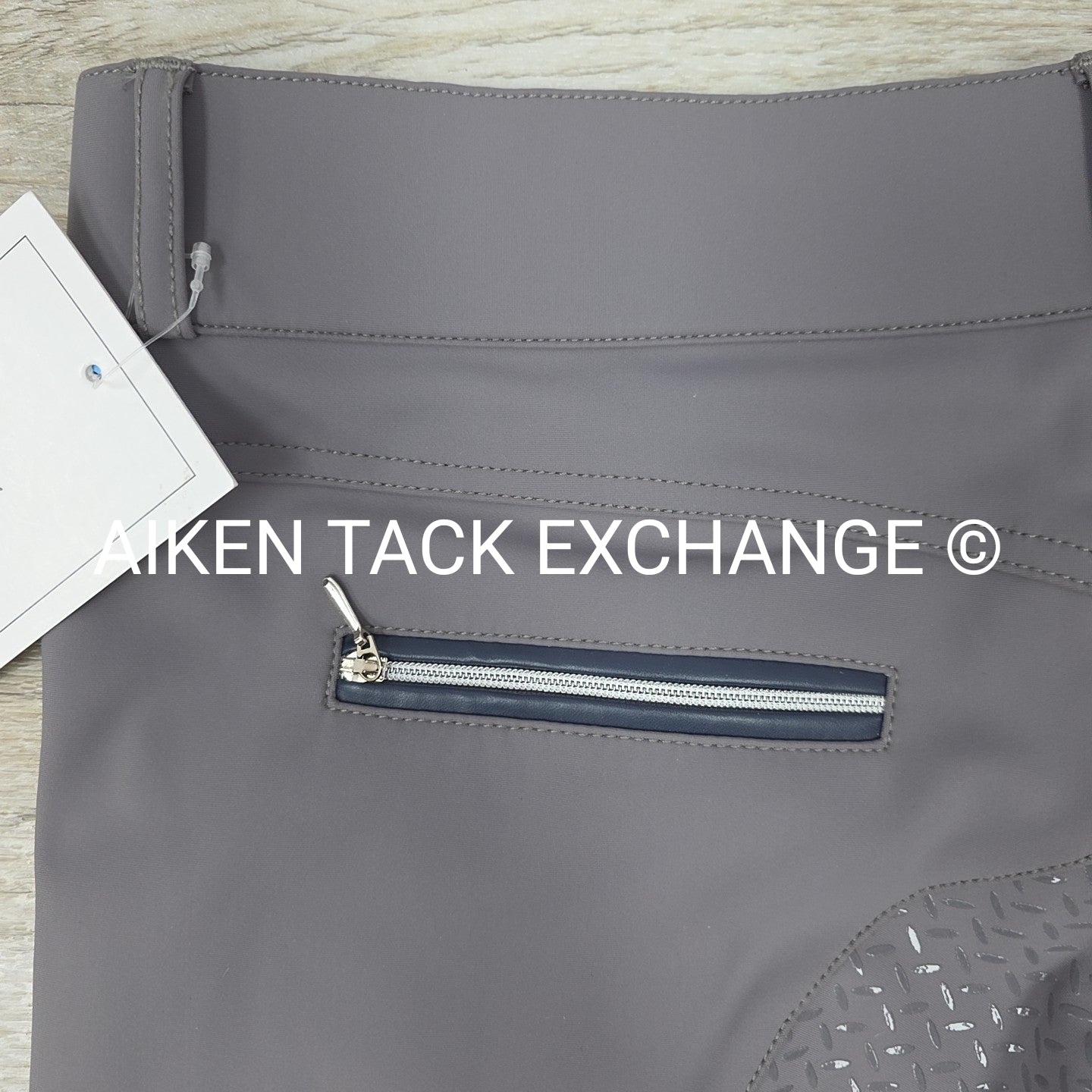 KL Select Gabrielle Silicone Grip Full Seat Breeches, Size 34 R