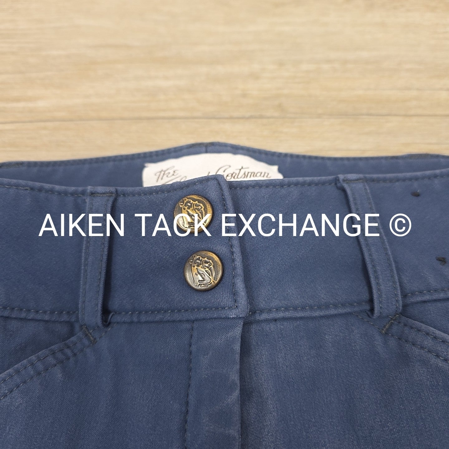 Tailored Sportsman Front Zip Trophy Hunter Knee Patch Breeches, Size 14