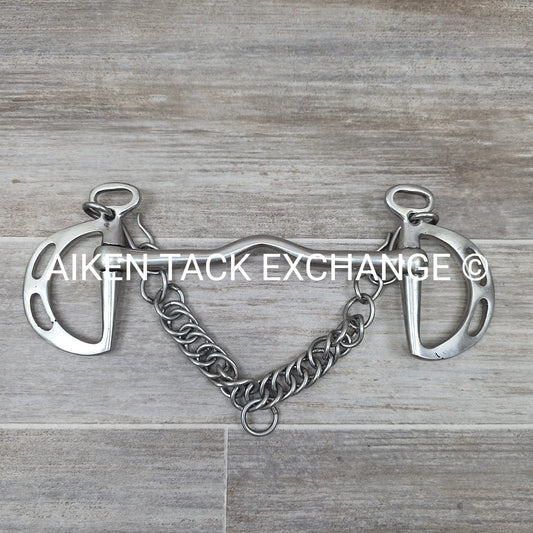 Mullen Mouth Uxeter Kimberwick Bit 6"