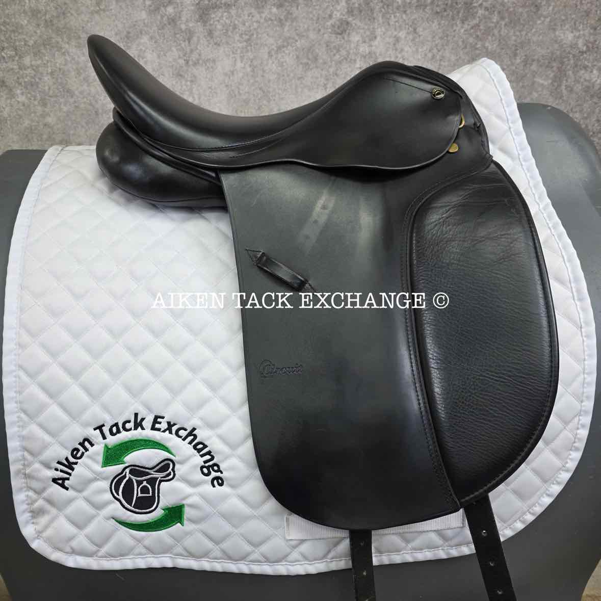 Circuit by Dover Saddlery Dressage Saddle, 17" Seat, Medium Tree, Wool Flocked Panels