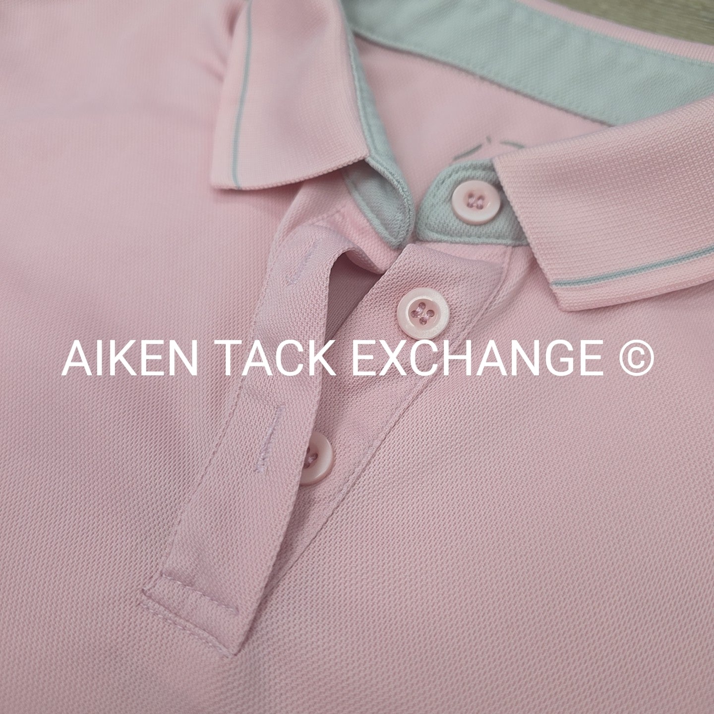 HKM Short Sleeve Polo Top, Size Medium