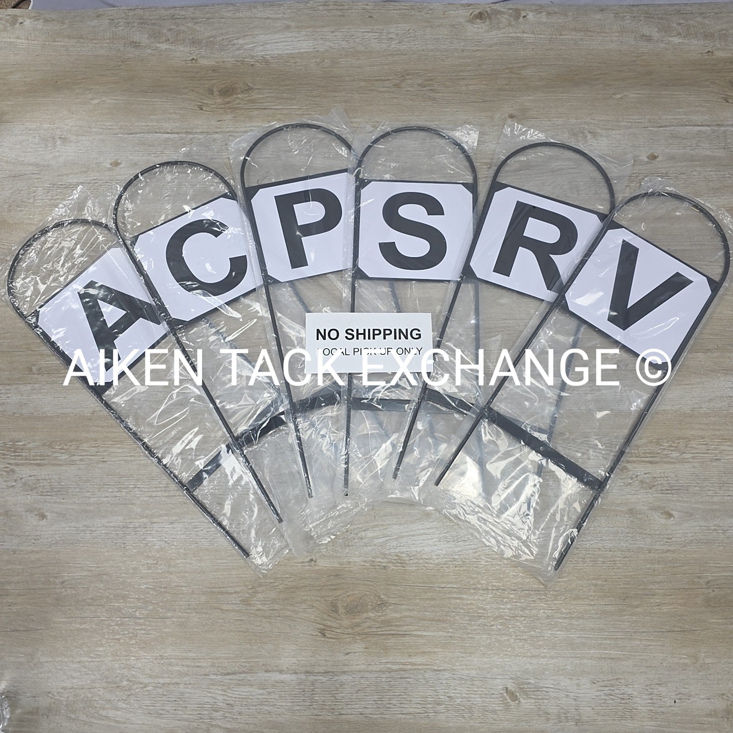 Dressage Arena Staked Letters, Set of 6, Brand New (A,C,R,S,V,P)