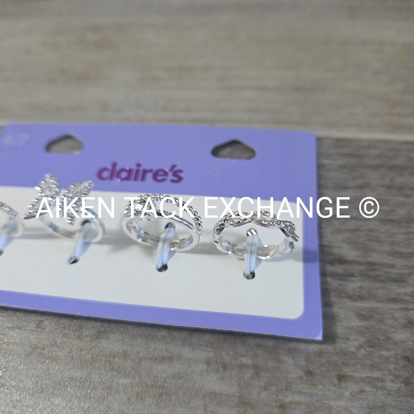 Claire's Ring Set (4) - Size 6/7