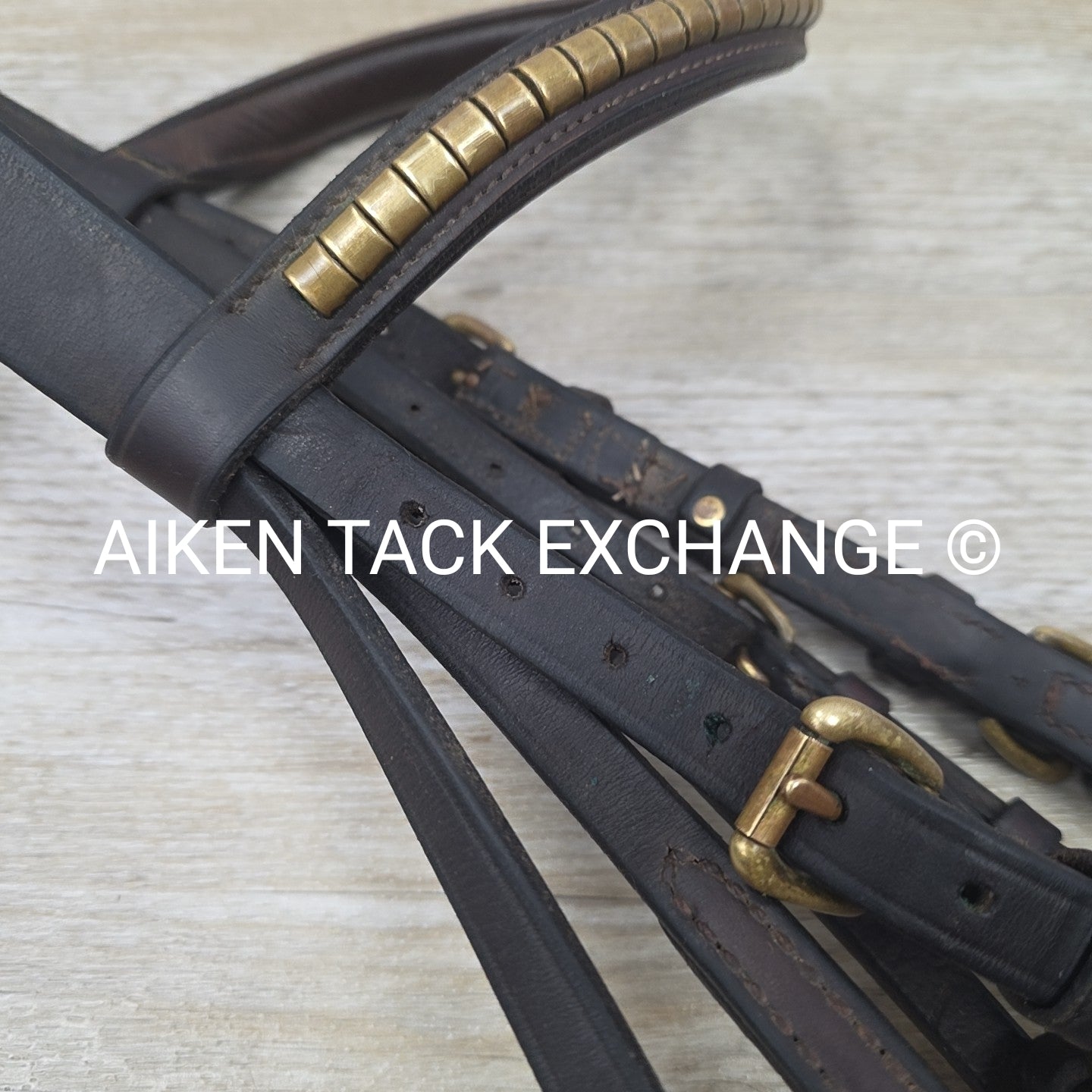 Nunn Finer Figure 8 Bridle, No Reins, Brown, Size Full