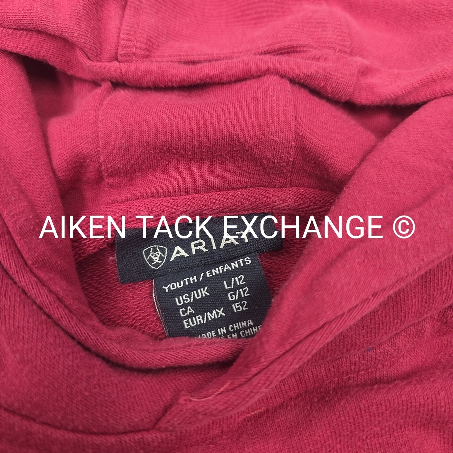 Ariat Long Sleeve Hoodie, Size Large