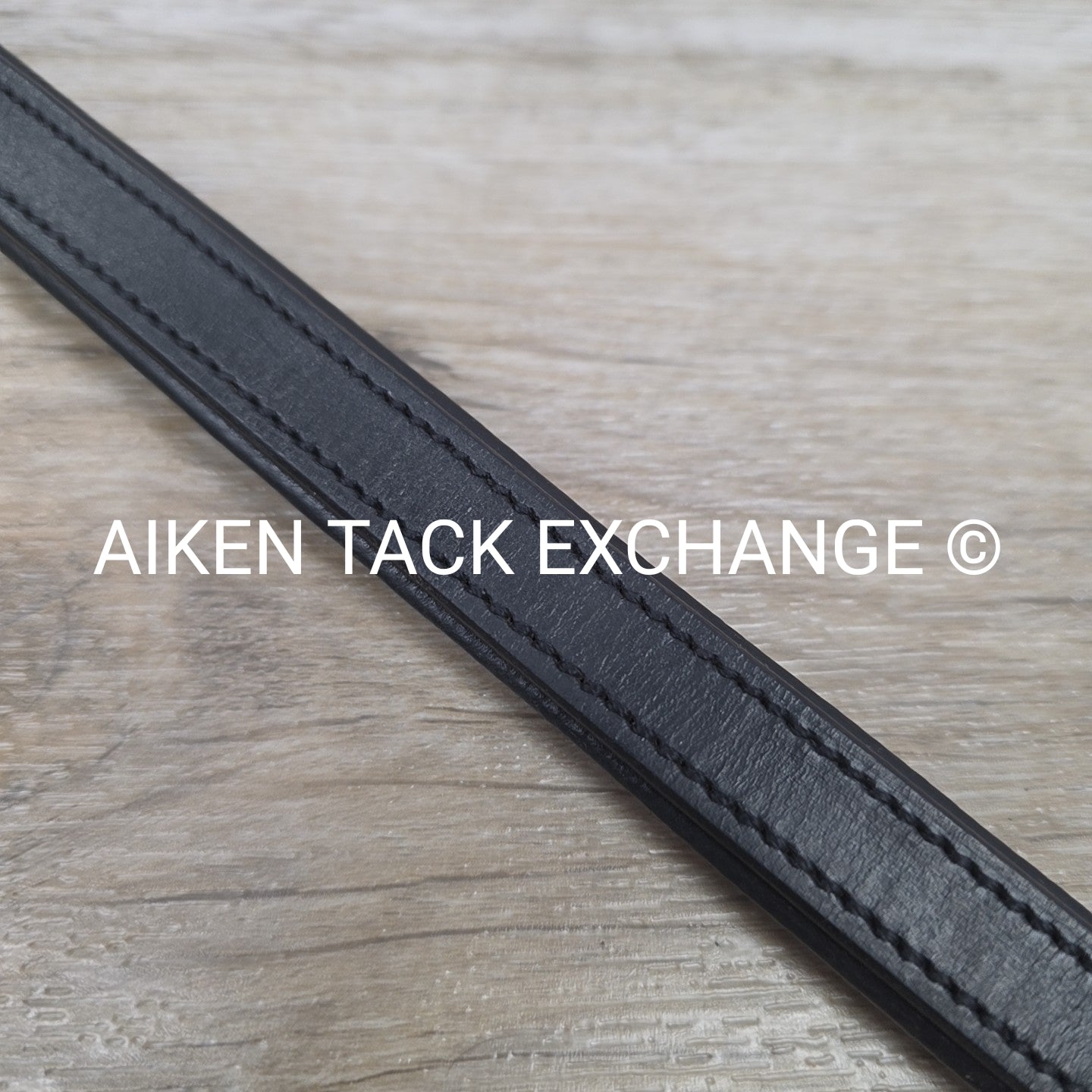 Padded Flat Browband, Black, 17"