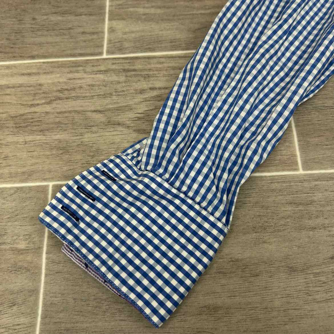 Fior Da Liso Long Sleeve Collared Shirt, Size 10