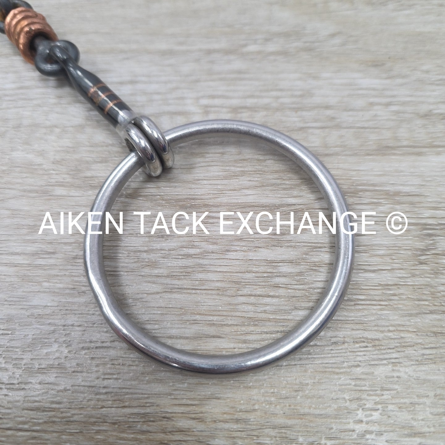 Sweet Iron Double Joint Loose Ring Bit with Copper Rings 5.5"