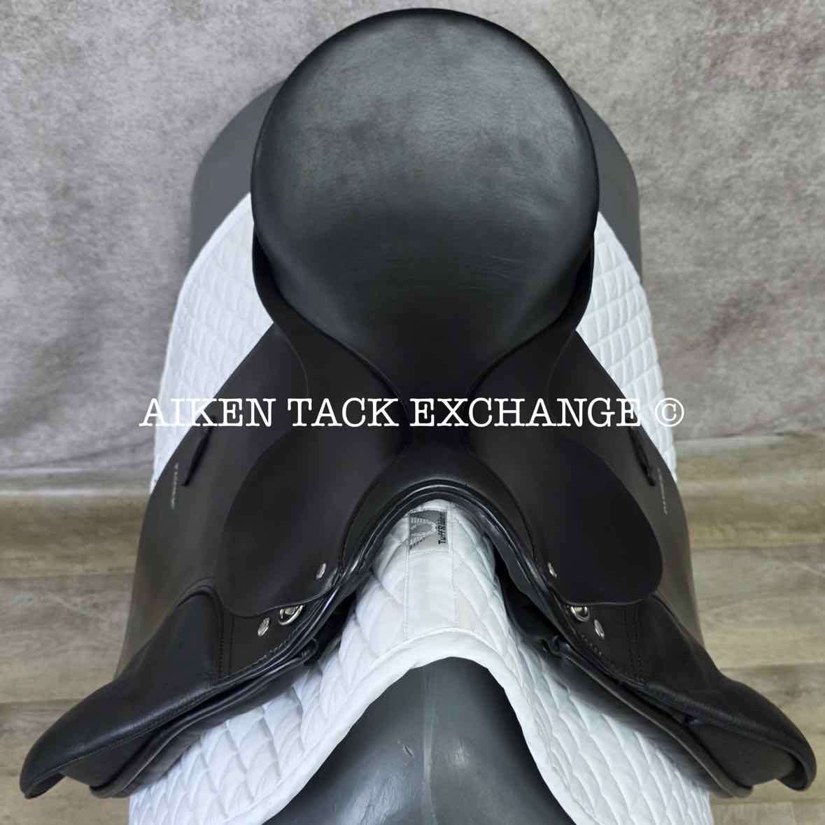 2006 Passier Corona Dressage Saddle, 18" Seat, Long Flap, Medium Wide Tree, Wool Flocked Panels