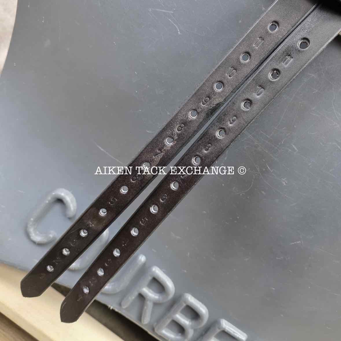 2017 Stubben Zaria Optimum Deluxe Monoflap Jump Saddle, 17.5" Seat, 29cm - Medium, Wool Flocked Panels