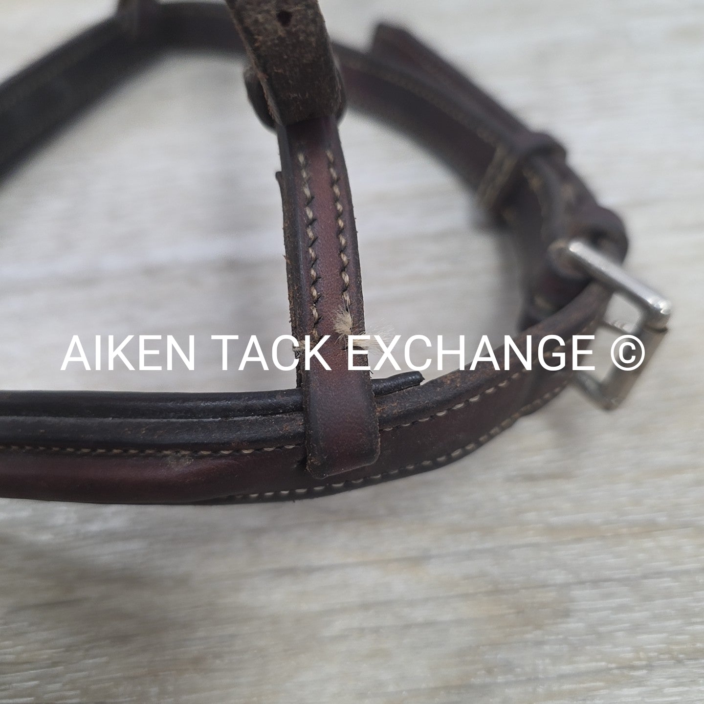 Edgewood Plaid Raised Flash Noseband, Missing Flash Strap, Brown, Size Full