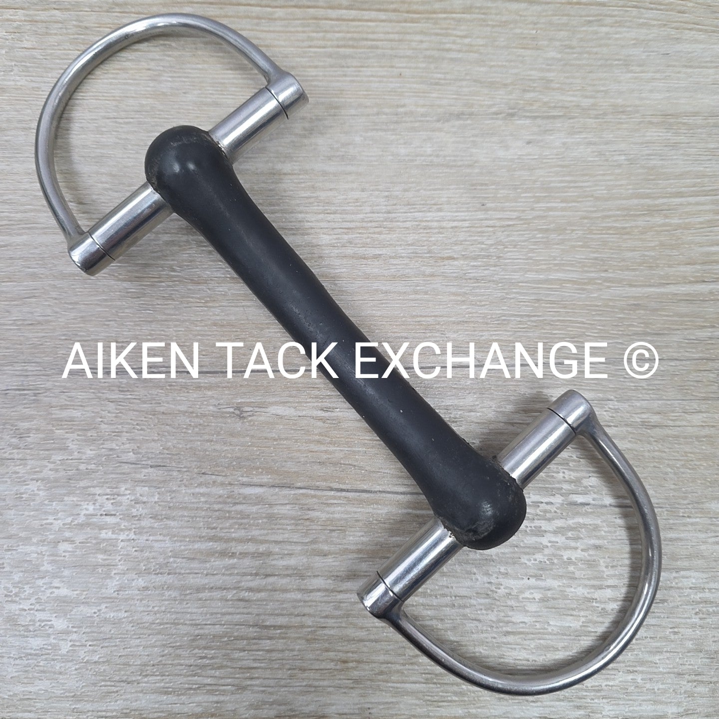 Hard Rubber Mullen Mouth D Ring Bit 5"