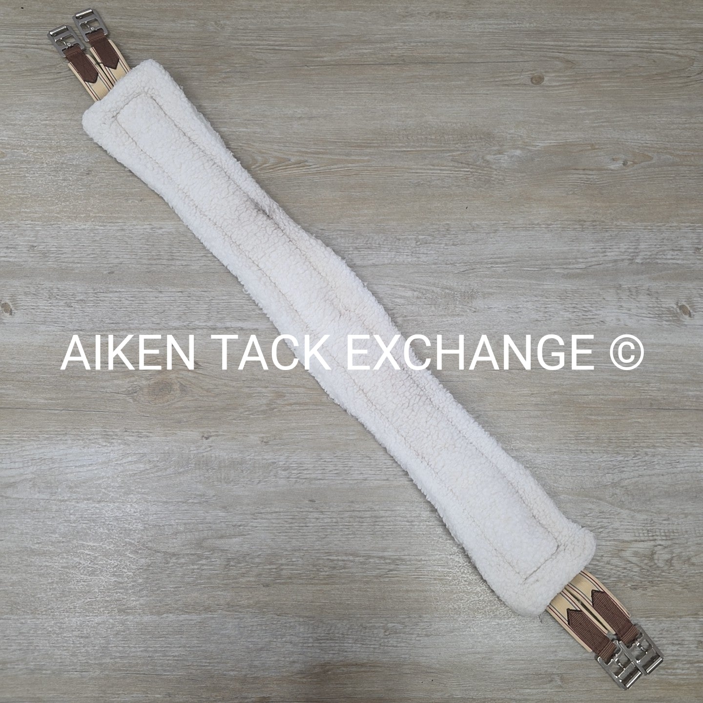 Toklat Fleece Girth with Double End Elastic, Brown, 52"