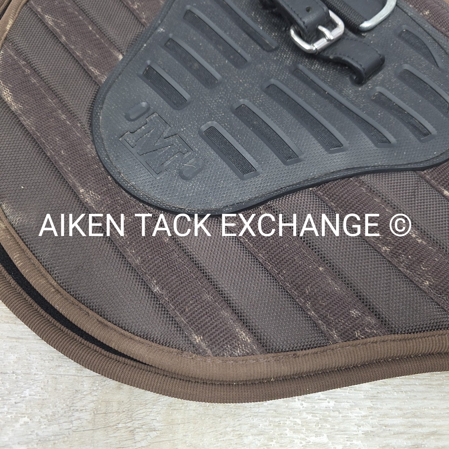 Majyk Equipe 'Tucksafe' Belly Guard Stud Guard Girth, Brown, 56"