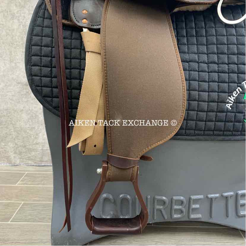 **SOLD** 2022 Circle Y High Horse 6914 Diasetta Cordura Trail Western Saddle, 17" Seat, Wide Tree - Full QH Bars