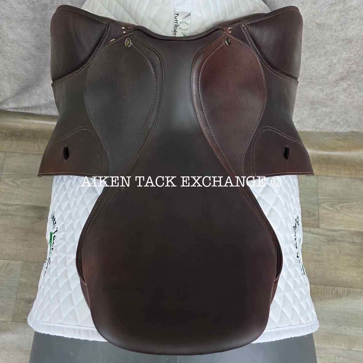 **SOLD** 2016 Ovation San Telmo Close Contact Jump Saddle, 17.5" Seat, Adjustable Tree - XCH Changeable Gullet, Foam Panels