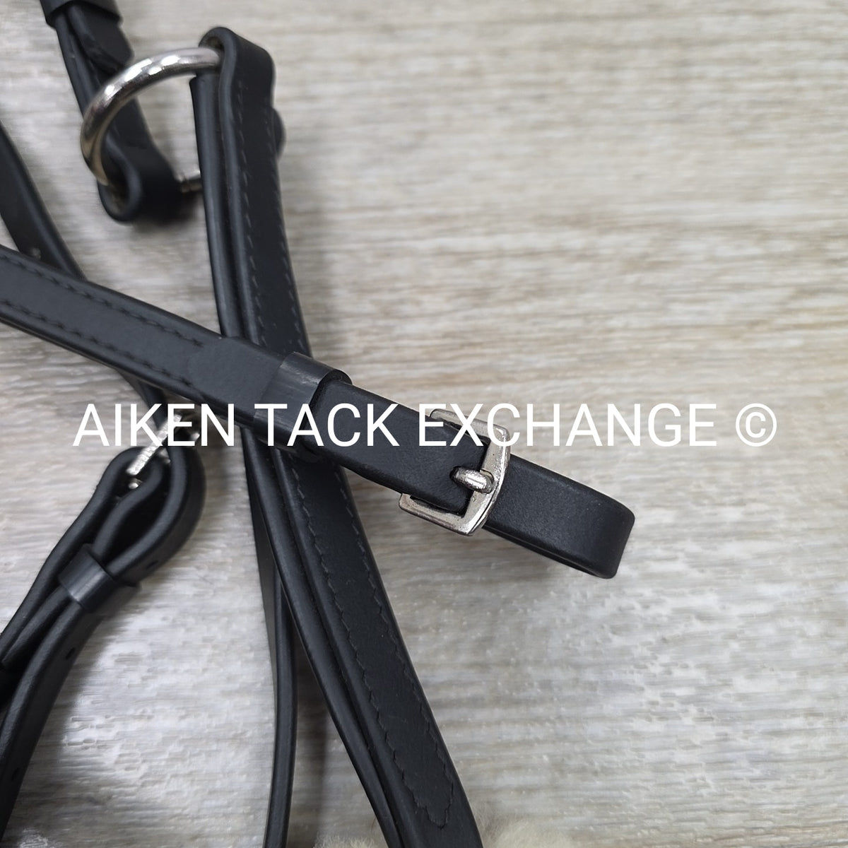 Tekna Synthetic Figure 8 Bridle, No Reins, Black, Size Full