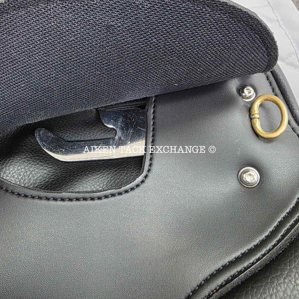 HDR - Henri de Rivel Vegan-X IGP Dressage Saddle, 17.5" Seat, Adjustable Tree - Changeable Gullet, Wool Flocked Panels