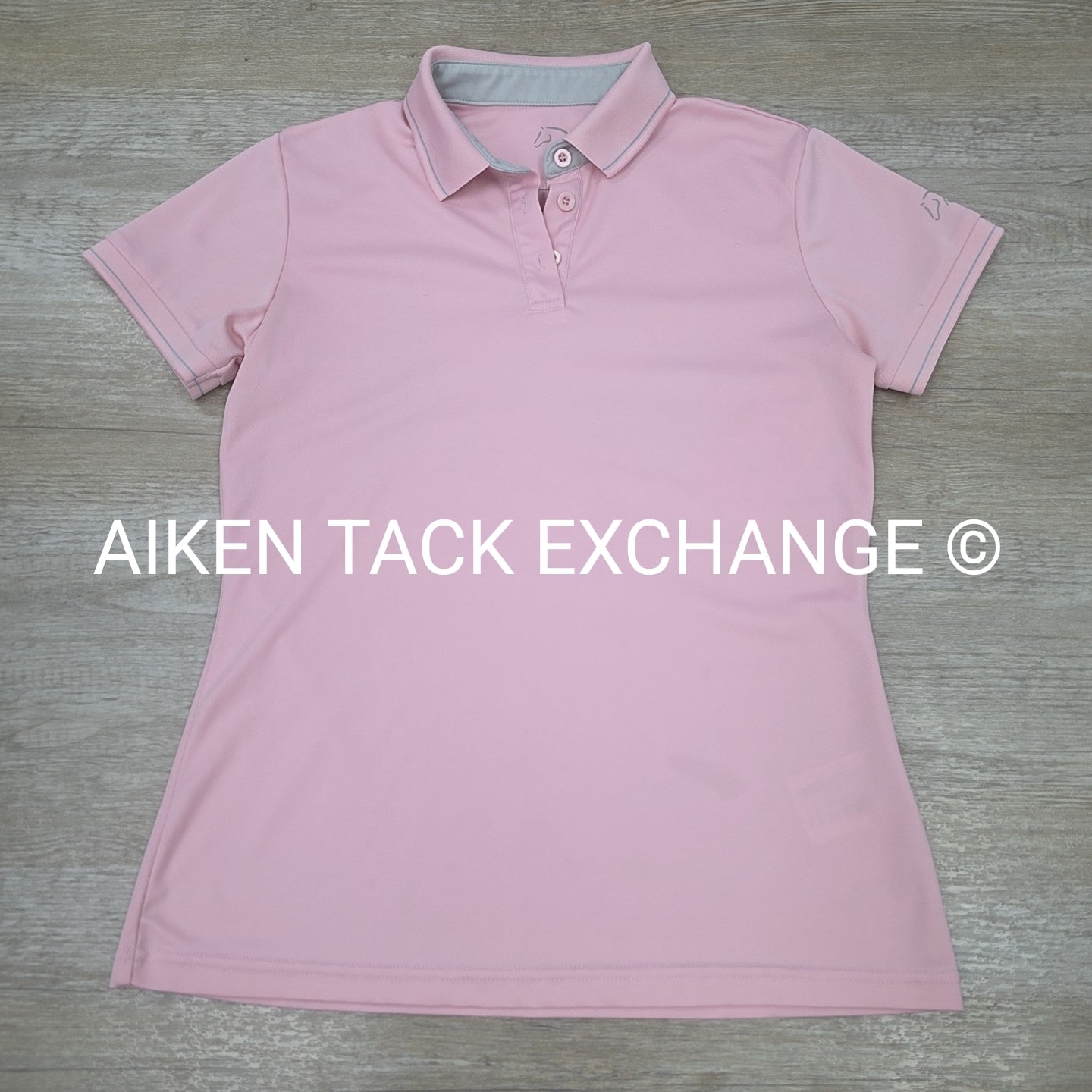HKM Short Sleeve Polo Top, Size Medium