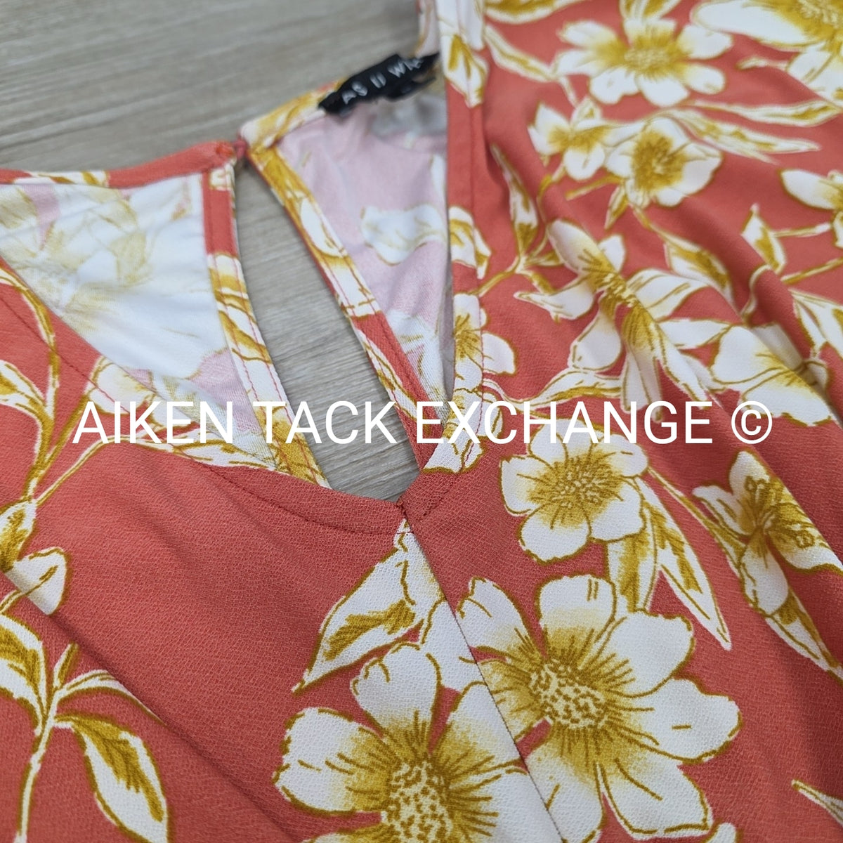 AS U WISH Short Sleeve Long Romper, Size Medium