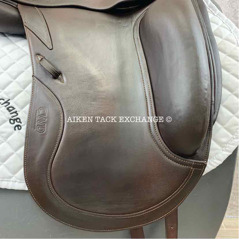 **SOLD** 2010 CWD SE05 Monoflap Dressage Saddle, 18" Seat, 4L Flap, Wide Tree, Foam Panels, Buffalo Leather