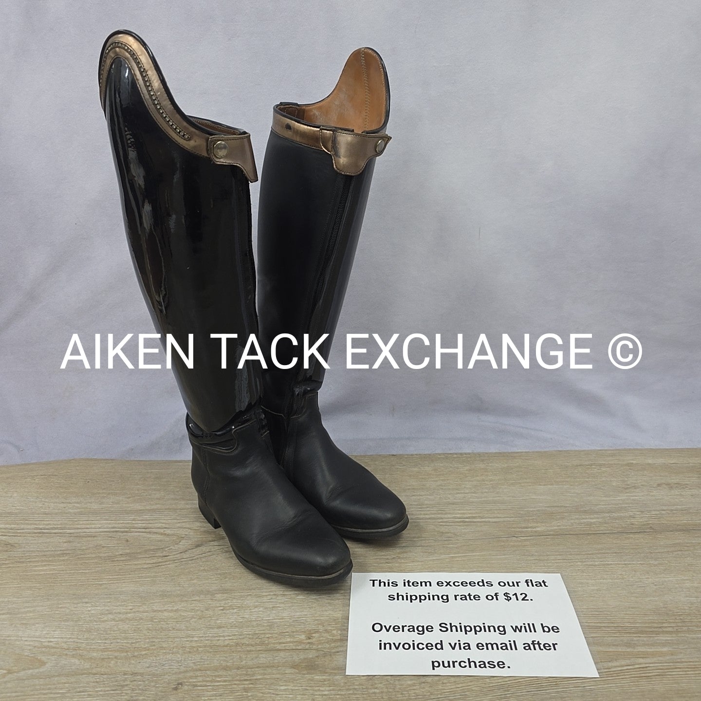 Celeris Passage Dressage Boot, Size 7-7.5  H 44.5 W 39