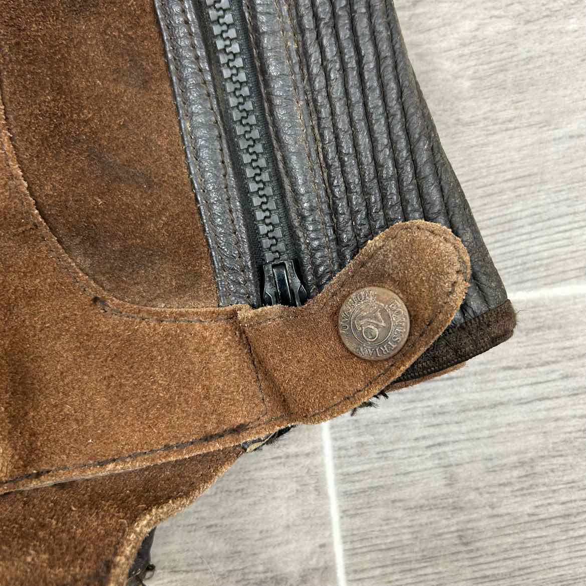Ovation Suede Half Chaps, Size Child's Tall